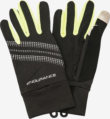 ENDURANCE Athletic Gloves 'Sherman' in Black: front