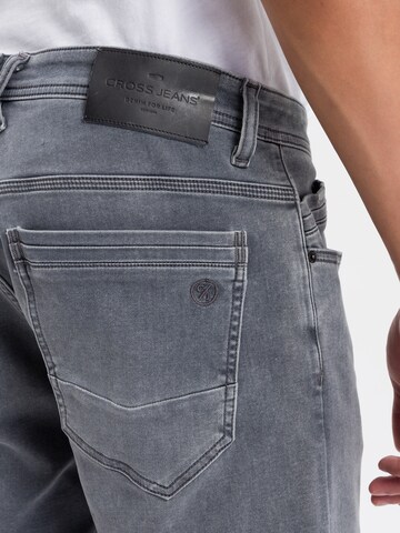 Cross Jeans Regular Hose 'Leom' in Grau