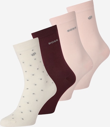 Calzino 'GiftShine' di BOSS in beige: frontale