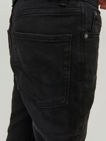 Jack & Jones Junior Skinny Jeans 'LIAM' in Schwarz