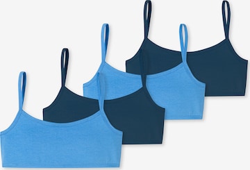 SCHIESSER Bustier ' 95/5 Organic Cotton ' in Blau: predná strana