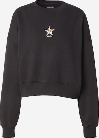 GUESS JEANS Sweatshirt in Schwarz: Vorderseite