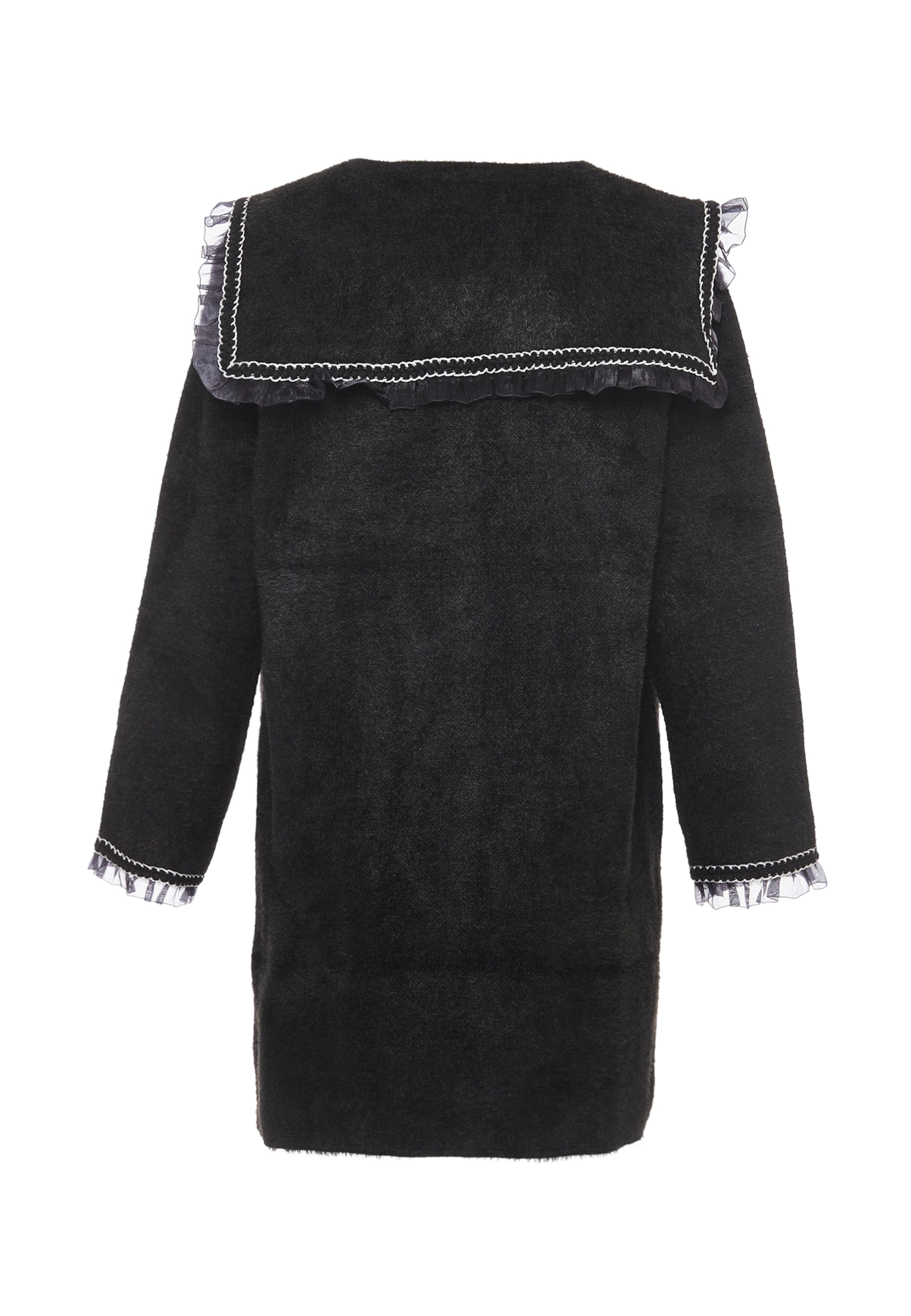 ALARY - Sobretudo de malha em preto