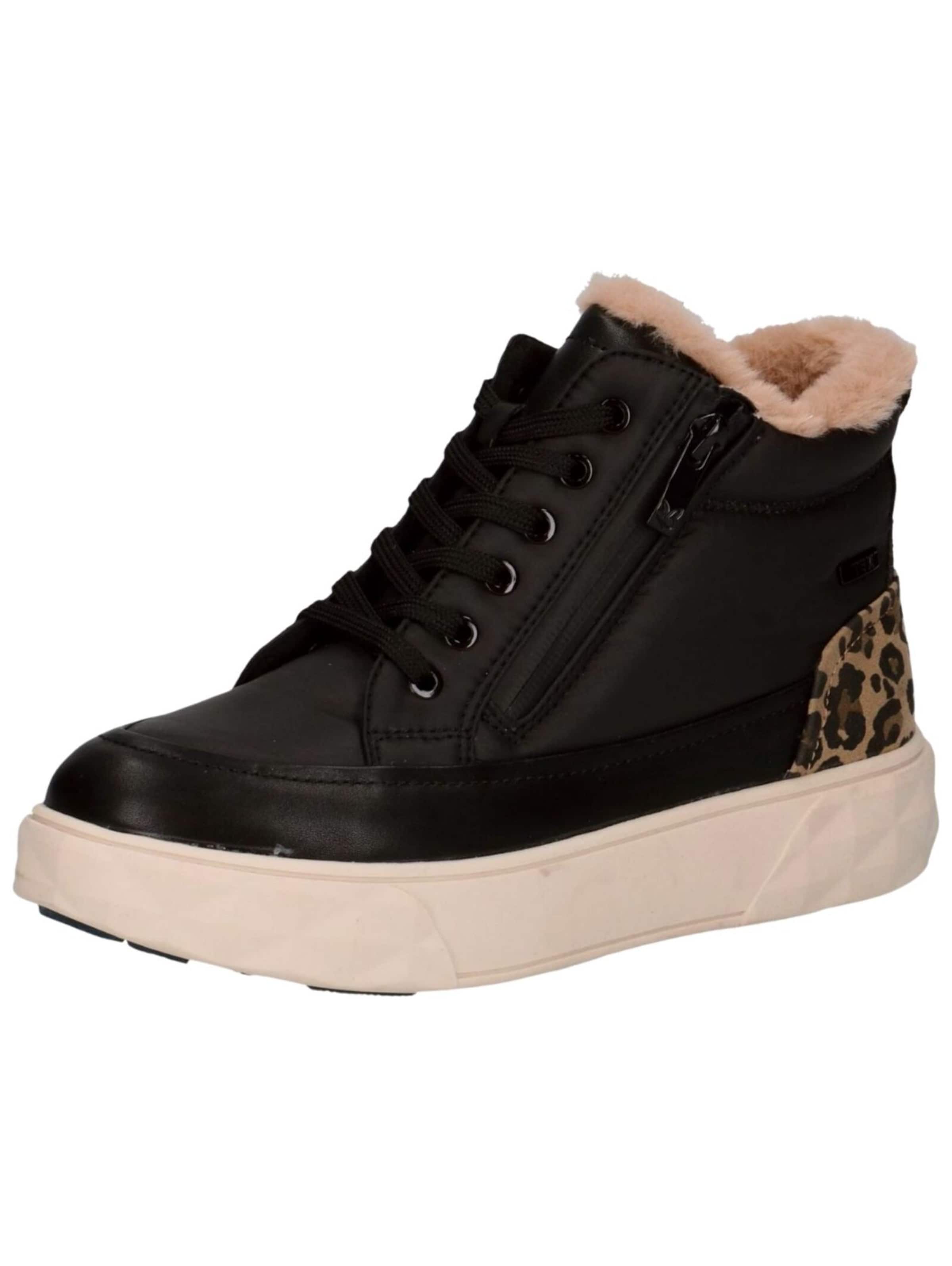 Stivaletto stringato di CAPRICE in nero: frontale