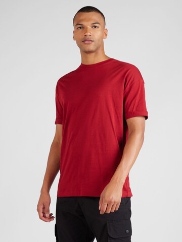 DRYKORN Regular fit T-shirt 'Thilo' i röd: framsida