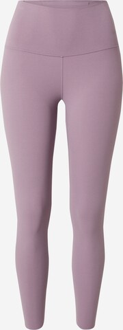 NIKE Skinny Sporthose 'ZENVY' in Lila: predná strana