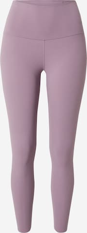 NIKE Skinny Športne hlače 'ZENVY' | vijolična barva: sprednja stran