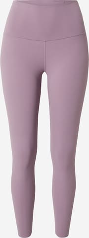 NIKE Skinny Sports trousers 'ZENVY' in Purple: front