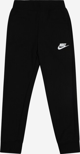 Nike Sportswear Hlače 'CLUB FLEECE' u crna / bijela, Pregled proizvoda