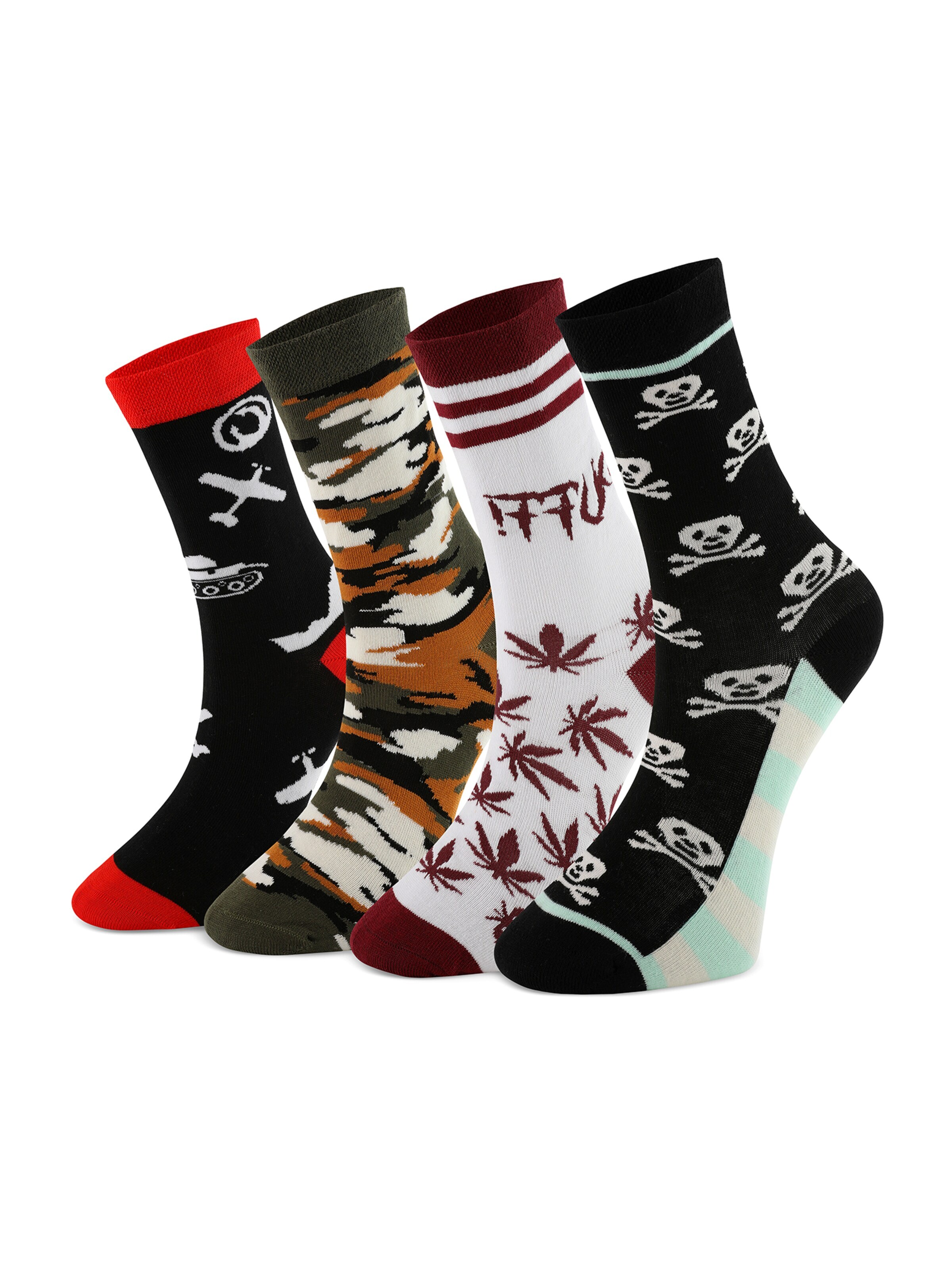 Calzino 'Bunt' di Crea Socks in colori misti
