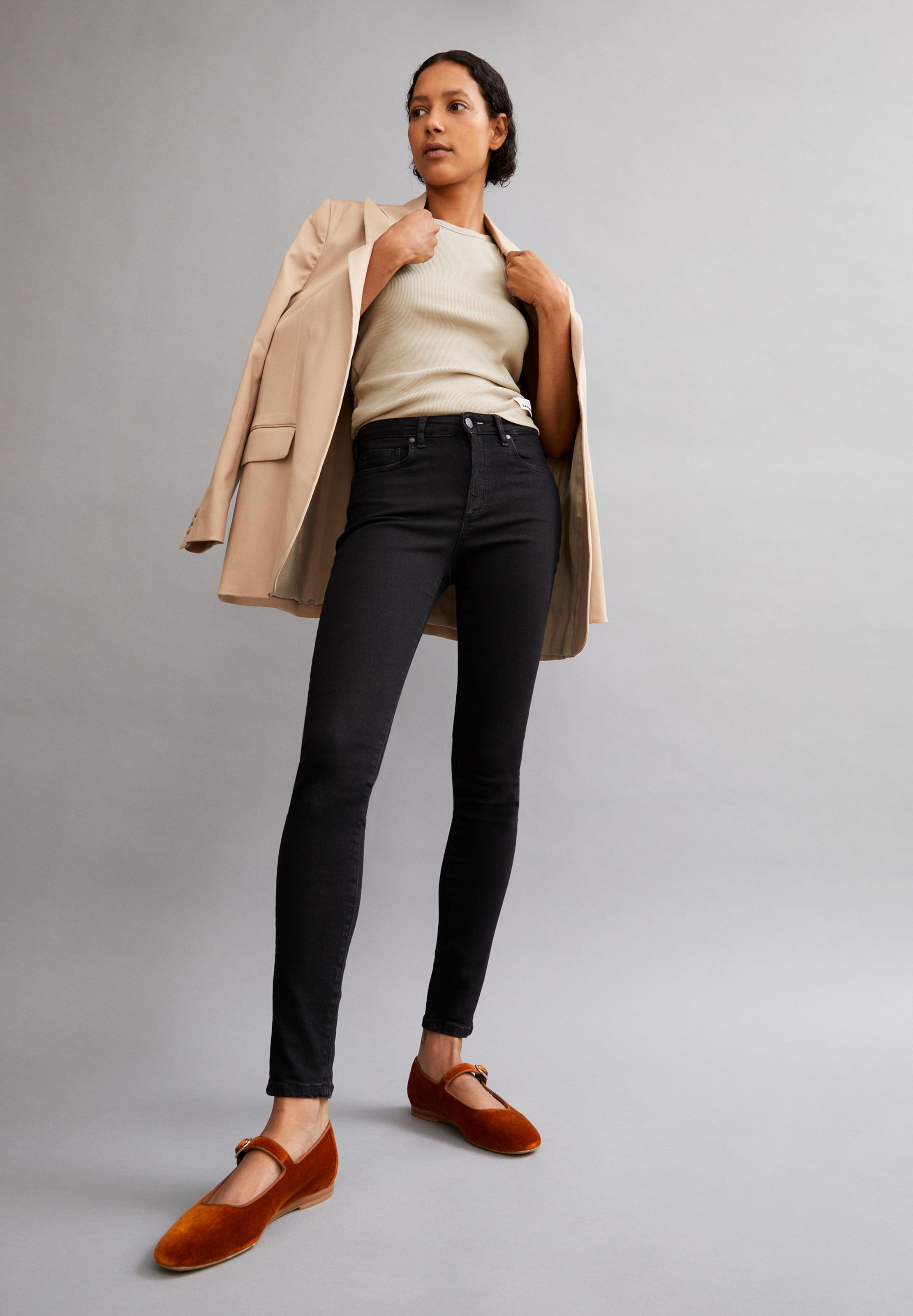 ARMEDANGELS Skinny Jeans 'Tilla' in Black: front