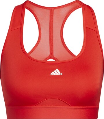 ADIDAS PERFORMANCE Bustier Sport bh in Rood