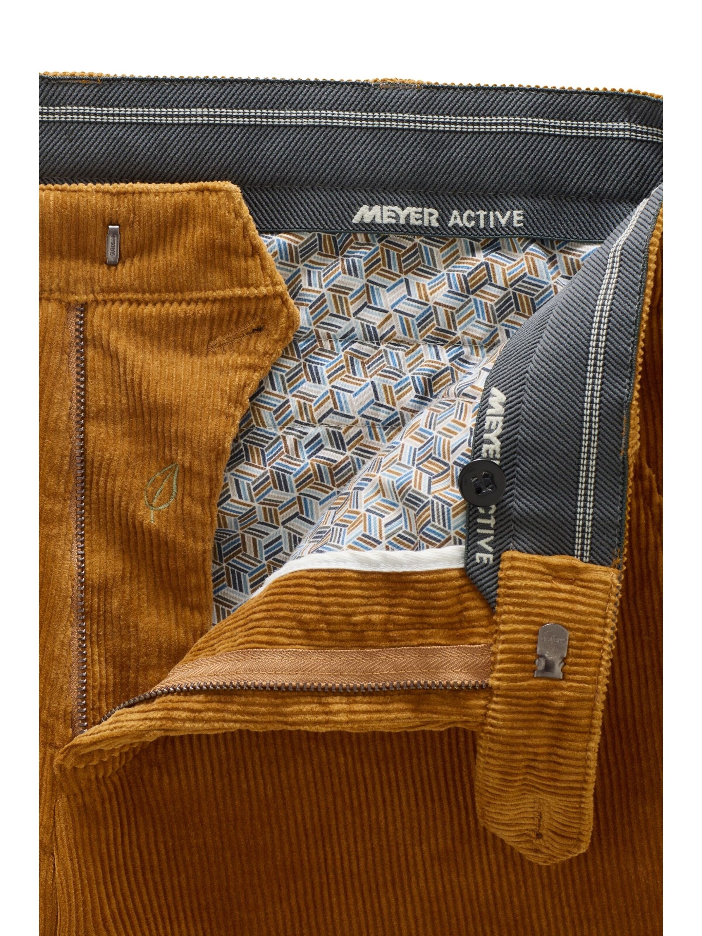 MEYER Regular Chino in Geel