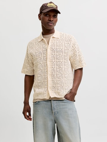 JACK & JONES Sweater in Beige: front