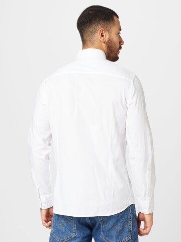 Hackett London Slim fit Button Up Shirt in White