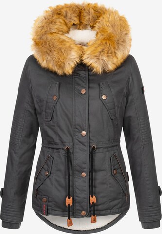 NAVAHOO Winter Parka 'Pearl' in Grey