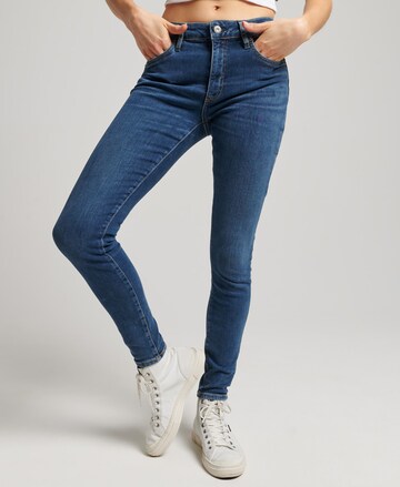 Superdry Skinny Jeans in Blauw: voorkant