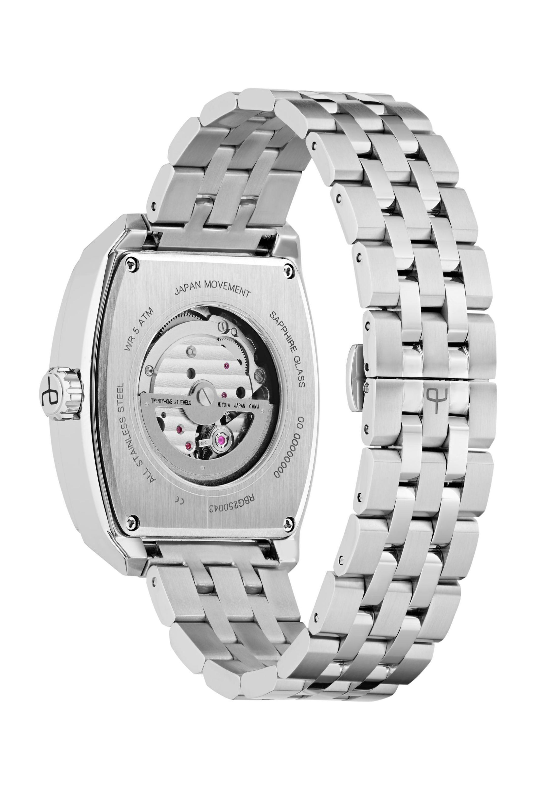 rag & bone Analog watch ' Mercer  ' in Silver