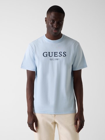 GUESS T-Shirt in Blau: Vorderseite