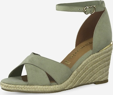 TAMARIS Sandals in Green: front