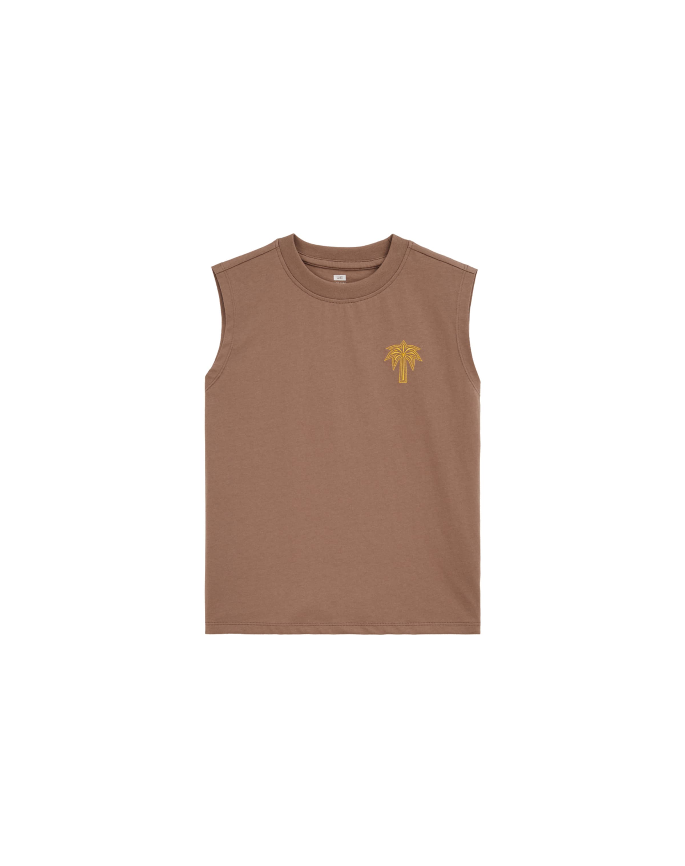 WE Fashion Top in Braun: Vorderseite