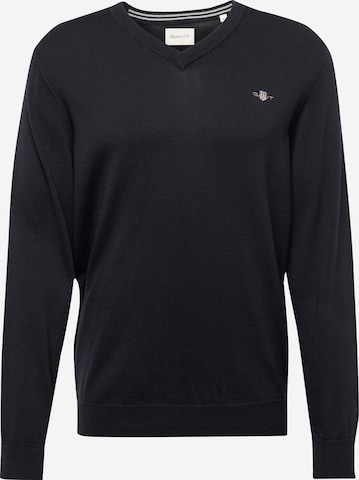 GANT Sweater 'CLASSIC' in Black: front