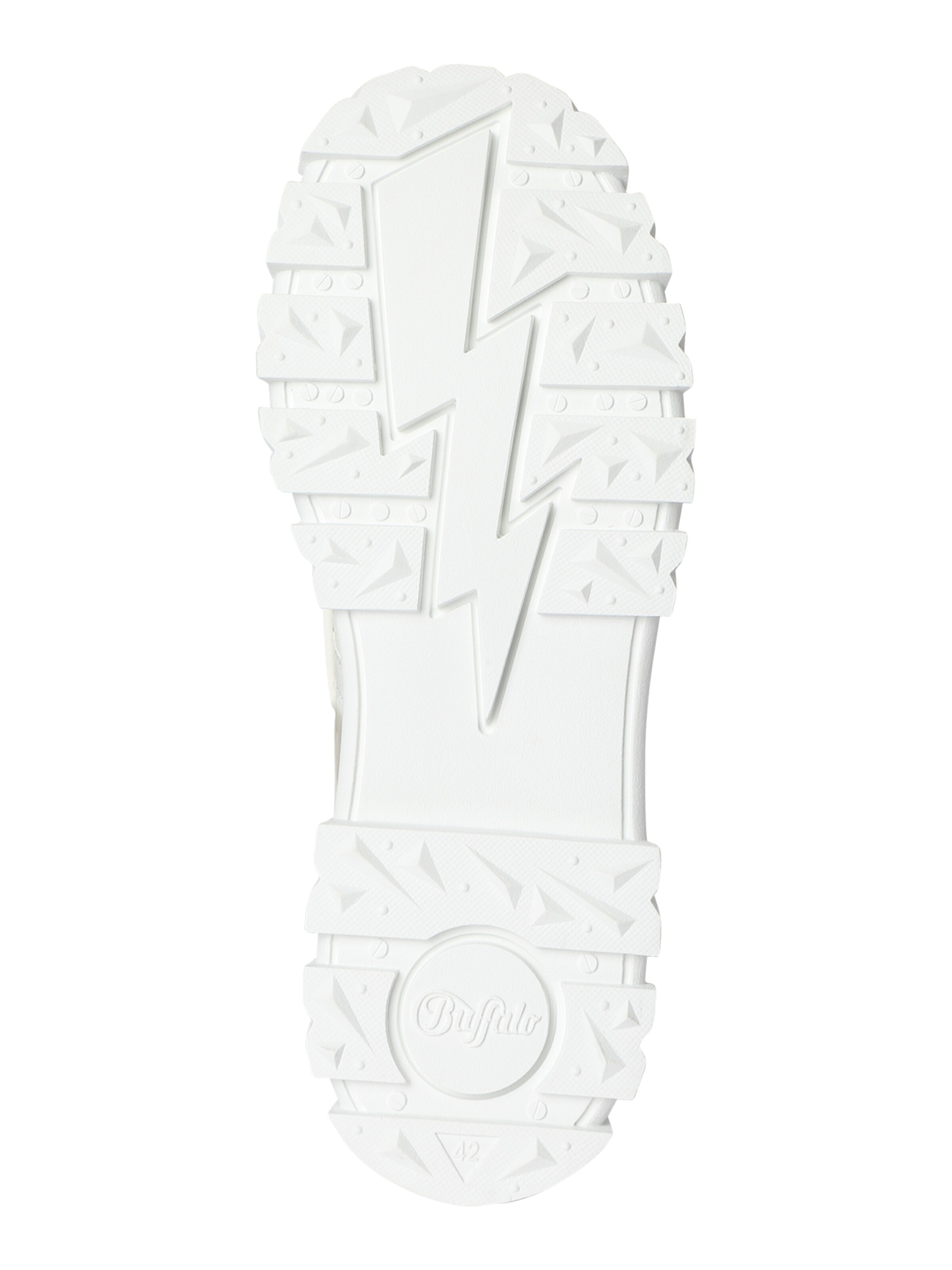 BUFFALO Lace-up boots 'Aspha NC' in White