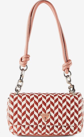Borsa a spalla 'Tessi' di GUESS in rosso: frontale