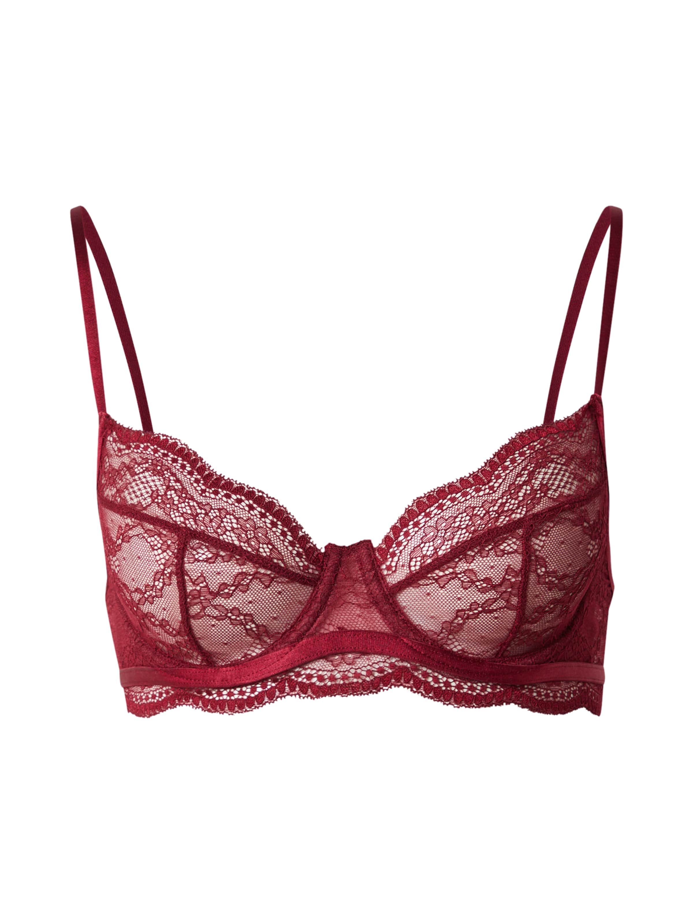 Hunkemöller T-shirt Bra 'Isabelle' in Red: front