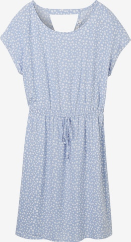TOM TAILOR DENIM Jurk in Blauw: voorkant
