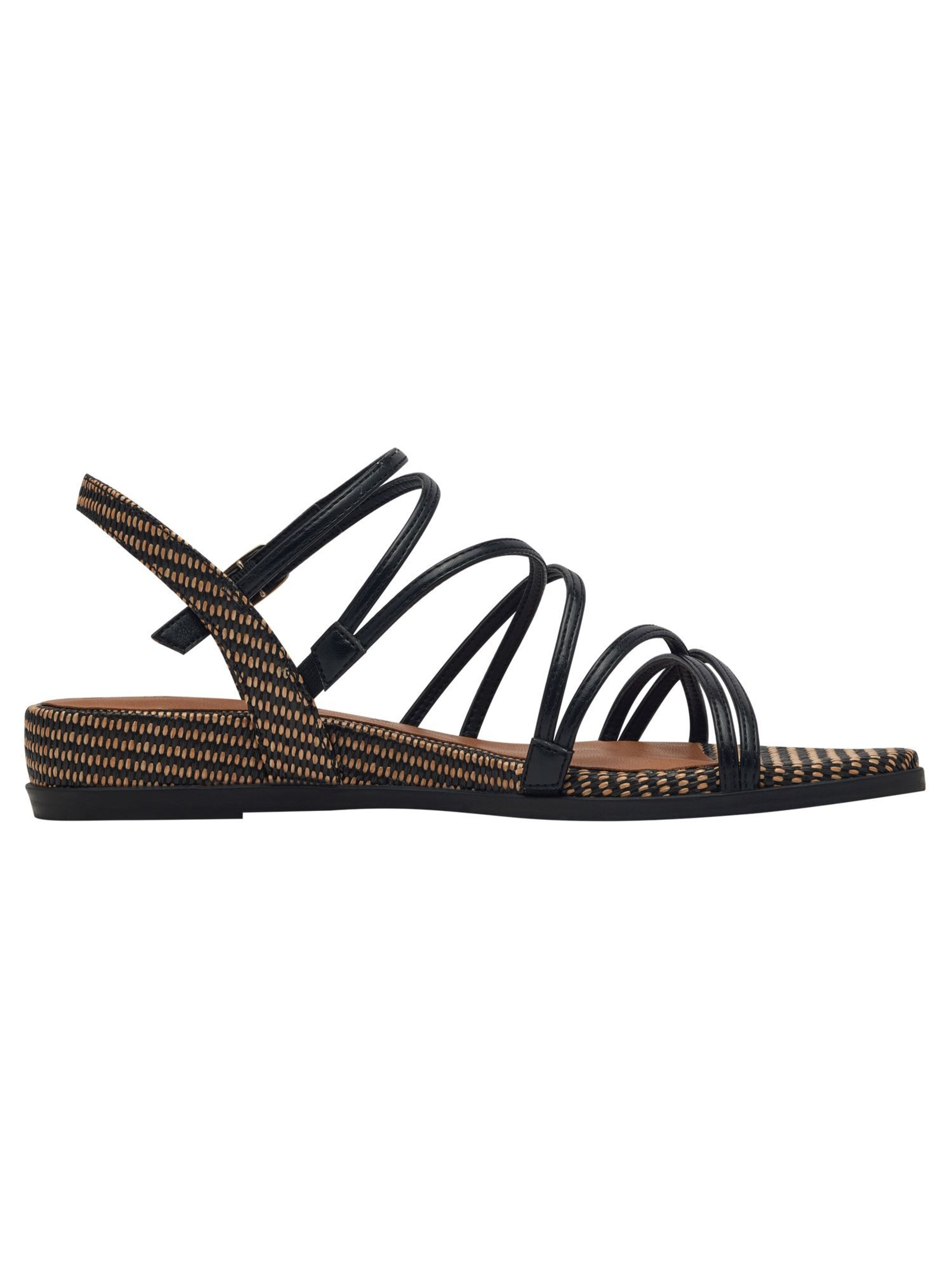 Sandales à lanières Tamaris en noir