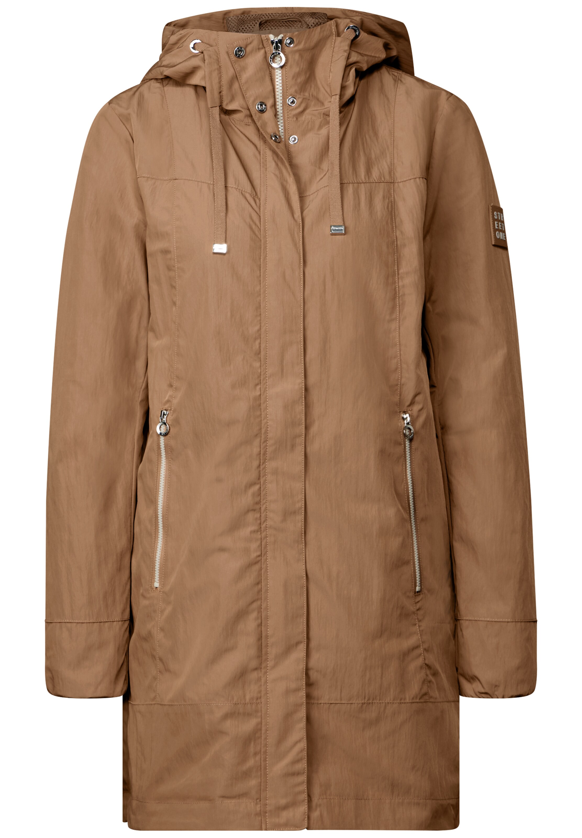 STREET ONE Between-Season Jacket in Brown: front