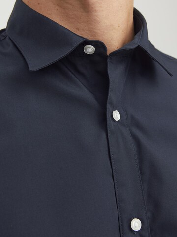 JACK & JONES Slim Fit Slim Fit Oberhemd Oberhemd in Blau