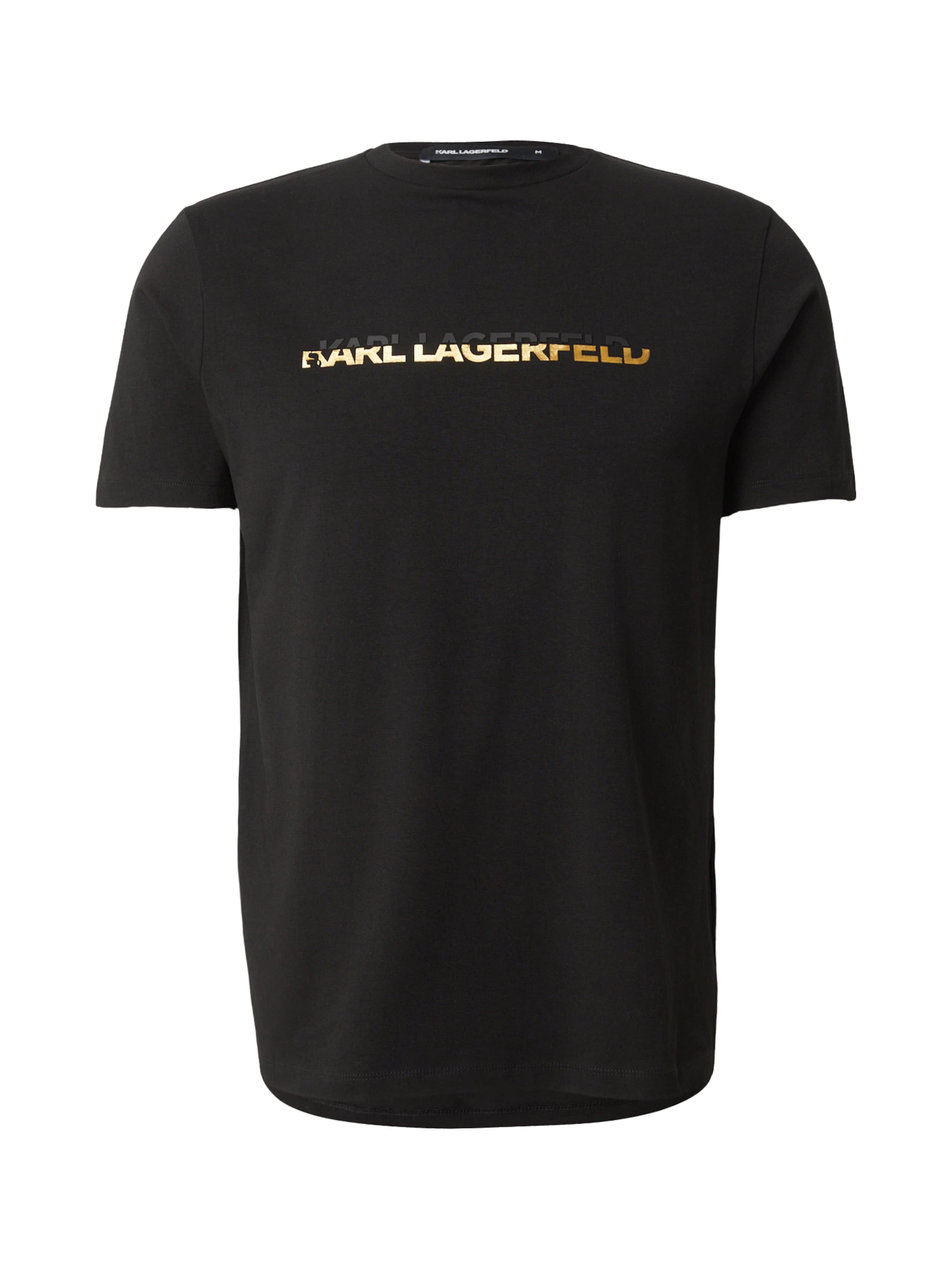 Karl Lagerfeld Футболка в размере XS в Золотой / Черный, Обзор товара