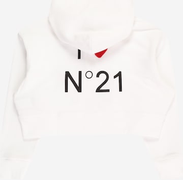 N°21 Sweat jacket in White