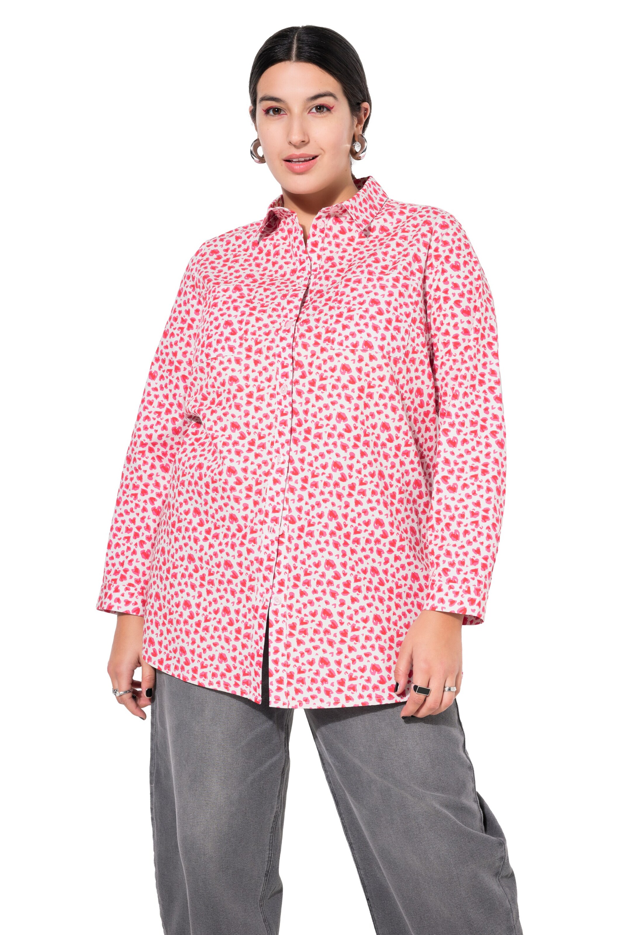 Studio Untold Blouse in Red: front