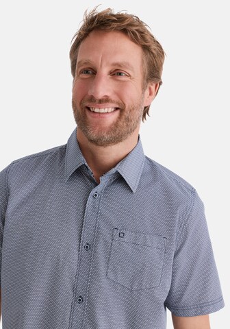 Stooker Men Regular Fit Hemd 'Hudson' in Blau