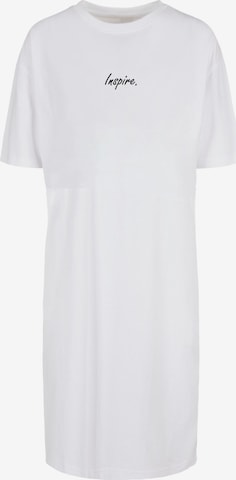 Merchcode Dress 'Inspire' in White: front