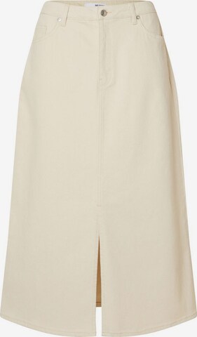 SELECTED FEMME Rok in Beige: voorkant