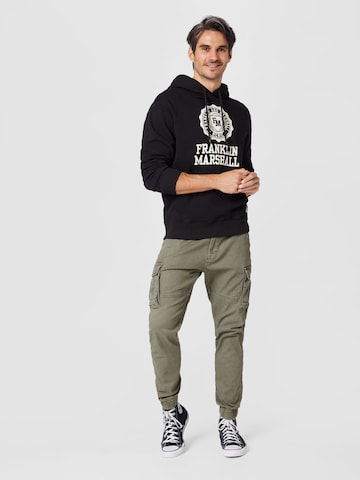 FRANKLIN & MARSHALL Sweatshirt in Schwarz