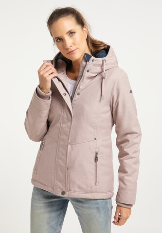 Veste d’hiver DreiMaster Vintage en rose : devant