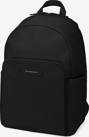 Rucsac 'Aalborg All Black' de la Kapten & Son pe negru: față