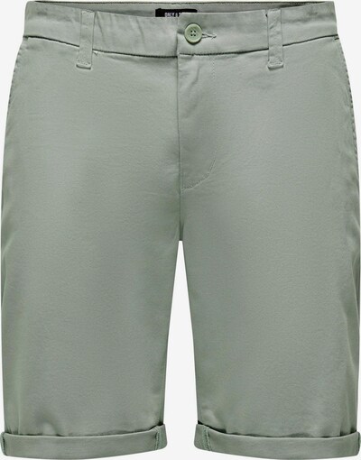 Only & Sons Pantalon chino 'Peter' en jade, Vue avec produit