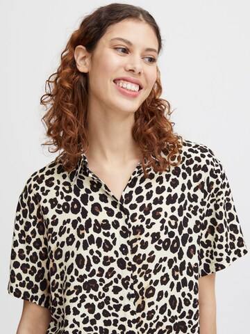 b.young Bluse in Beige