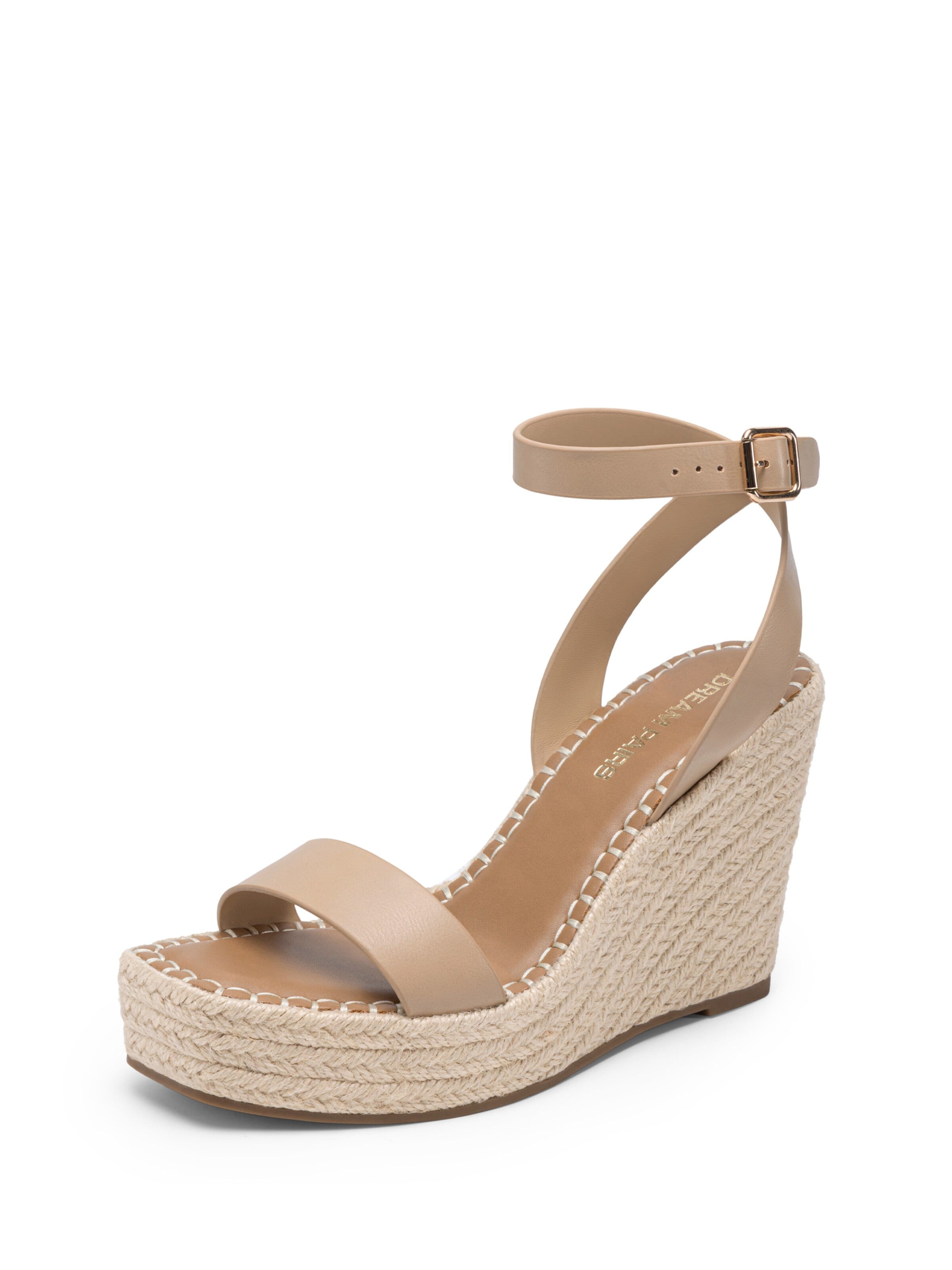 Dream Pairs Sandals in Beige: front