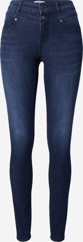 ONLY Skinny Jeans 'WAUW' in Blauw: voorkant