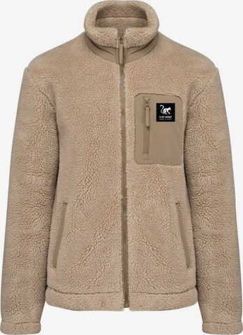 Surf Monkey Fleece jas in Beige: voorkant