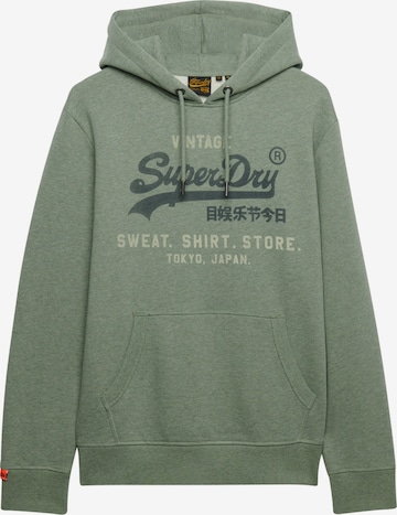 Superdry & Co Bluzka sportowa 'Heritage' w kolorze zielony: przód