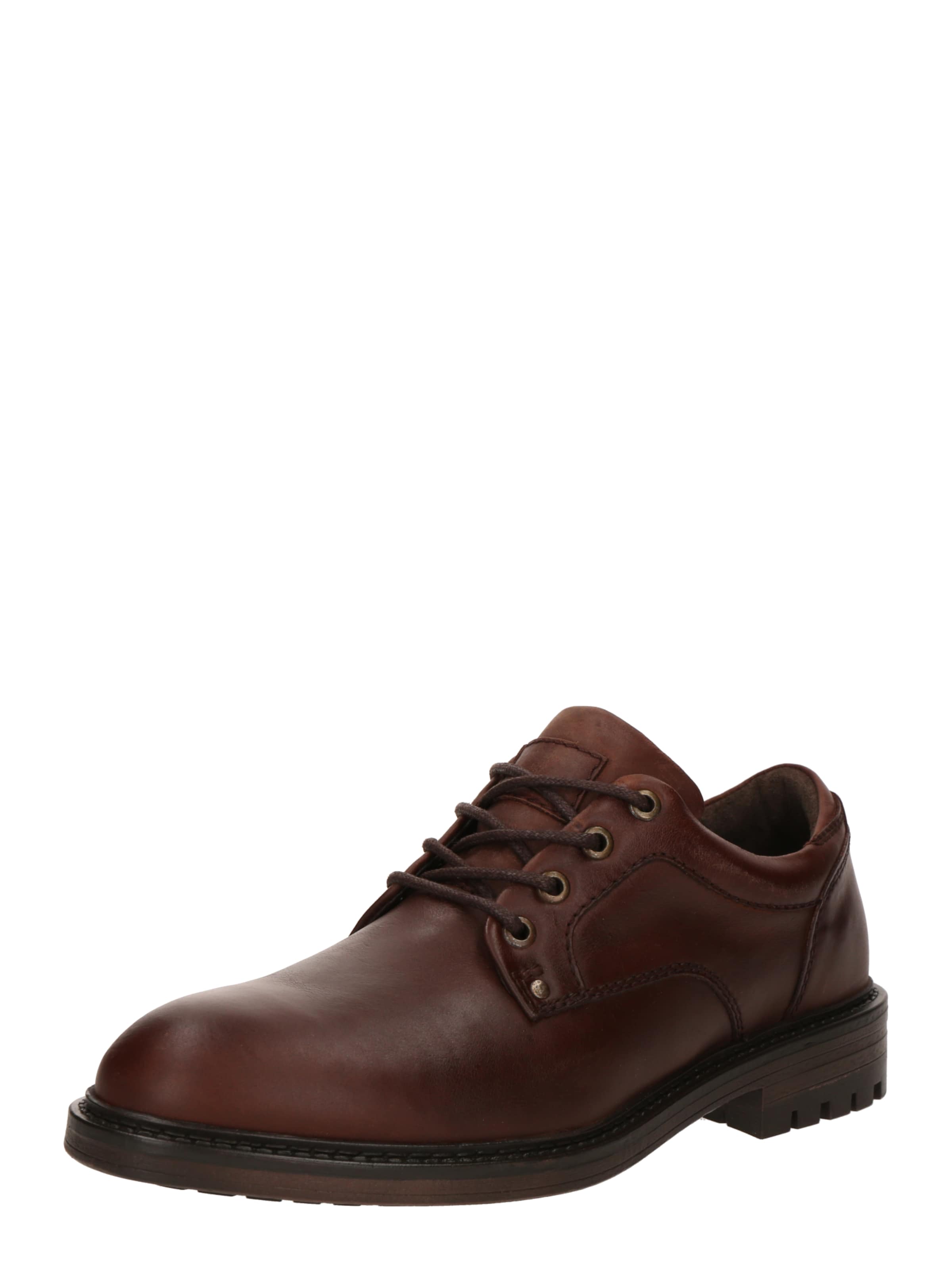 ABOUT YOU Lace-Up Shoes 'Neo' in Brown: front
