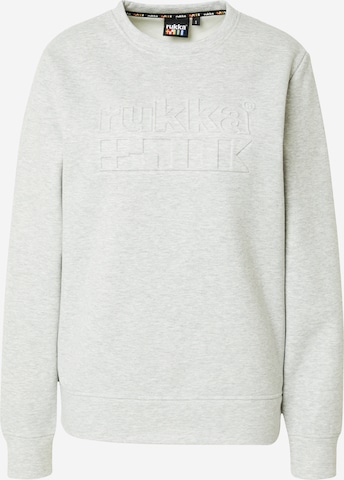 Rukka - Sweatshirt de desporto 'YLISIPPOLA' em cinzento: frente